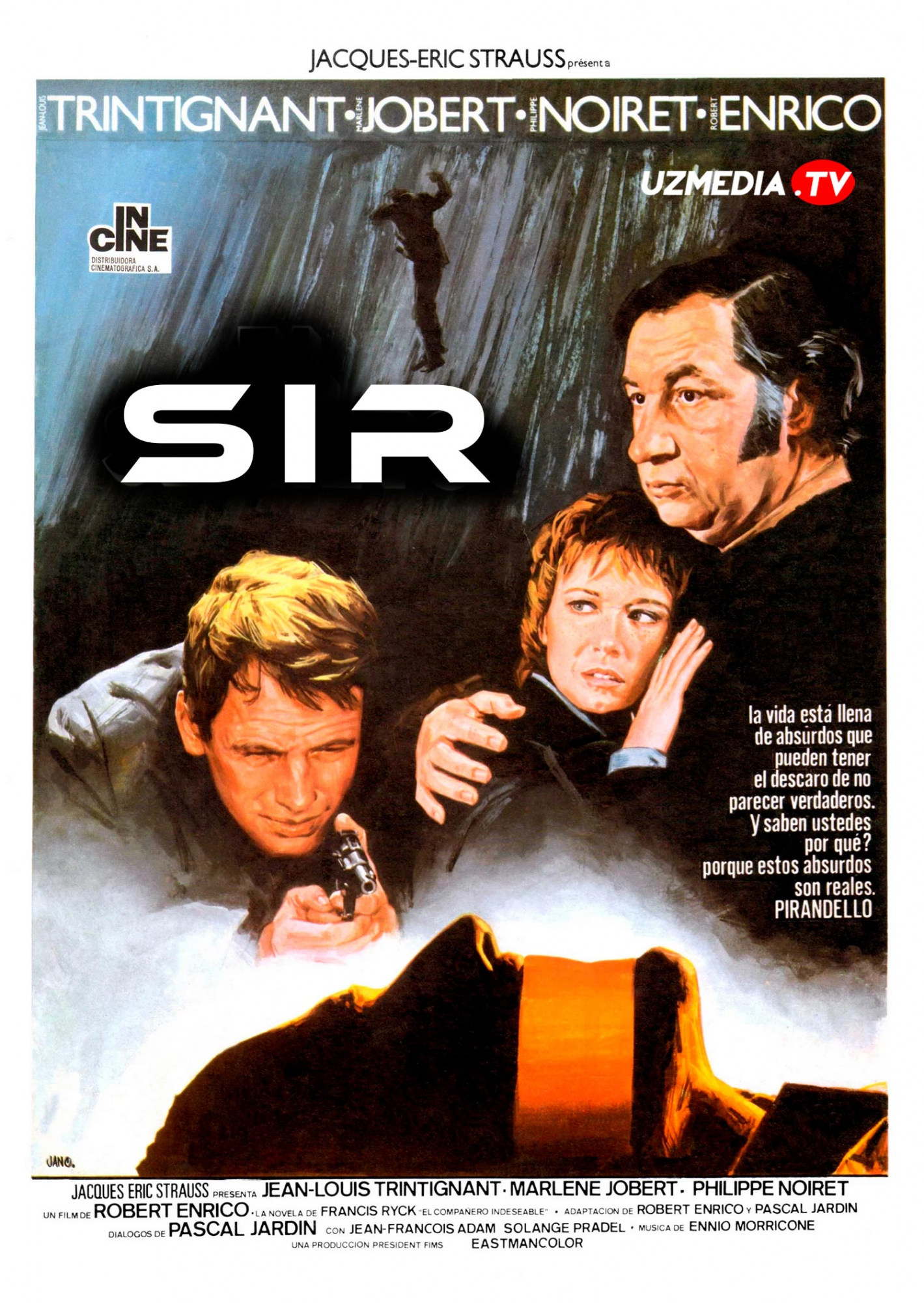 Sir / Jumboq Fransiya retro filmi Uzbek tilida 1974 O'zbekcha tarjima kino Full HD tas-ix skachat