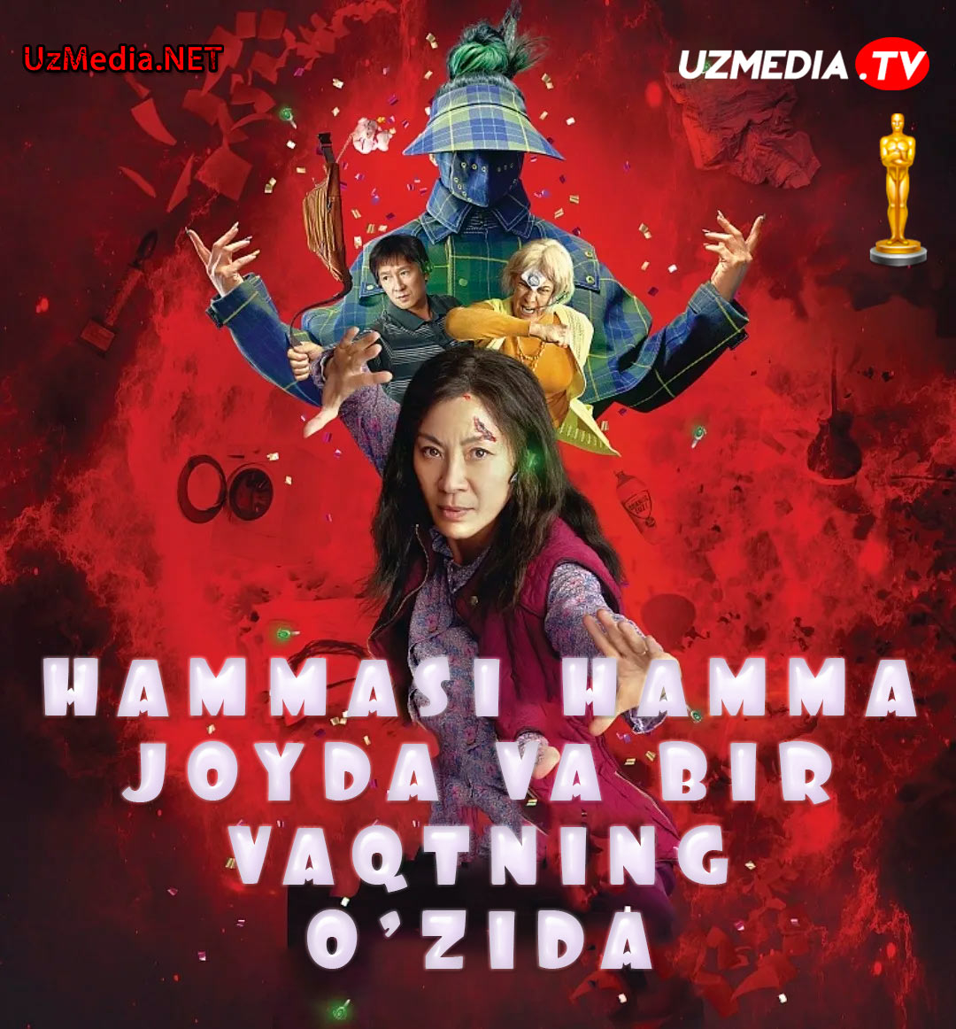 Hammasi hamma joyda va bir vaqtning o'zida (Oskar-2023 g'olibi) Uzbek tilida O'zbekcha 2022 tarjima kino Full HD skachat