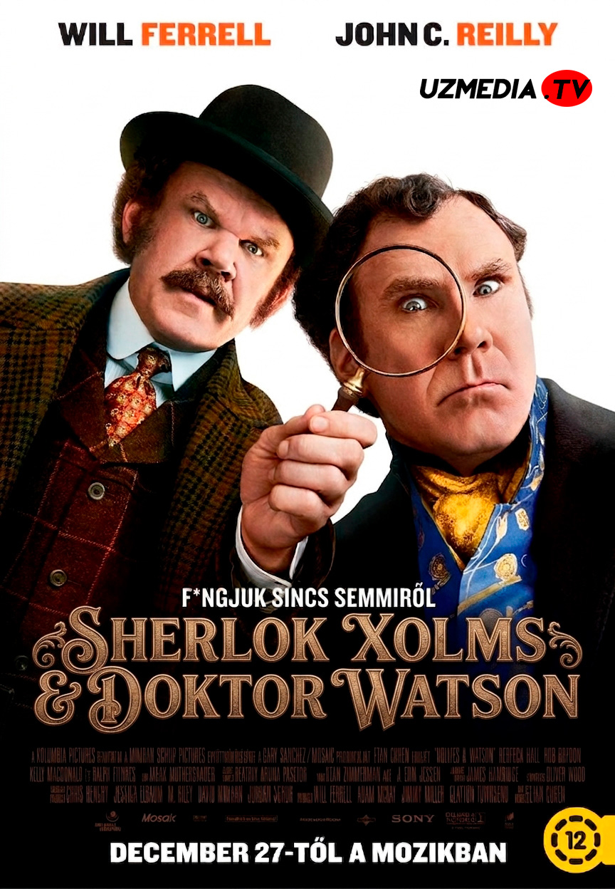 Sherlock Xolms & Doktor Watson / Holmes & Watson Uzbek tilida O'zbekcha 2018 tarjima kino Full HD tas-ix skachat